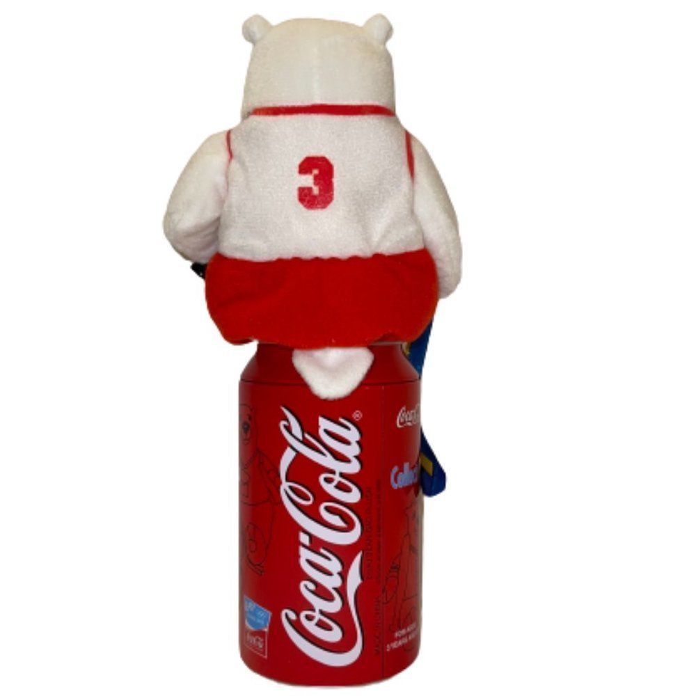 🆕Vintage Coca Cola Plush Polar Bear 2004 Athens Bear #3 - Picture 3 of 5
